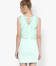 Green Round Neck Dress