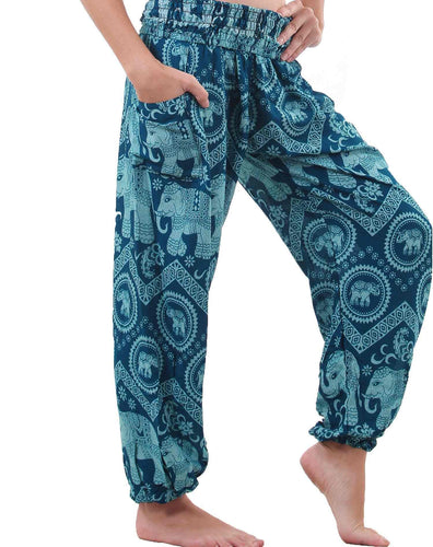 Aegan colored printed yoga pant