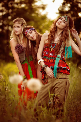 Colorful Bohemian Top